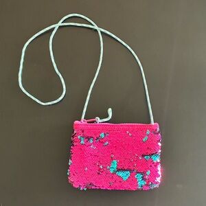 Crewcuts Pink and Blue Sequin Bag